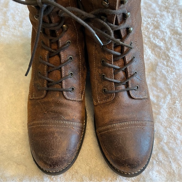 Taos Comrade Brown Leather Boots Eur Size Size 41 - Picture 5 of 11